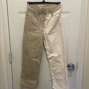 LEVI’S Two-Tone Beige and Cream Pants